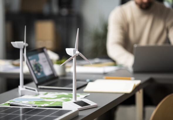 Grön energi, solceller och vindkraft